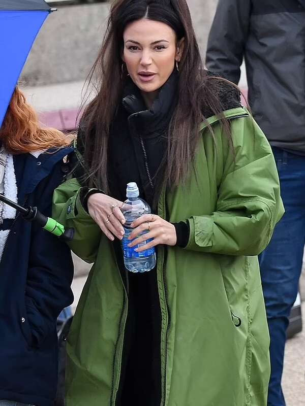 Brassic S05 Erin Croft Green Trench Coat