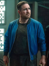 Brick 2025 Frederick Lau Blue Bomber Jacket