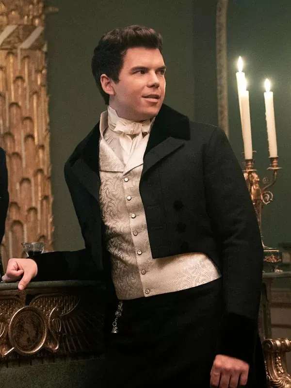 Bridgerton S03 Colin Bridgerton Black Tailcoat