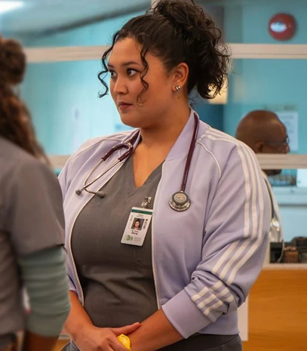 Brilliant Minds S02 Aury Krebs Striped Jacket