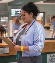 Brilliant Minds S02 Aury Krebs Striped Jacket