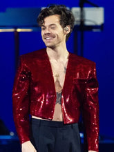 Harry Styles Brit Awards 2023 Red Jacket