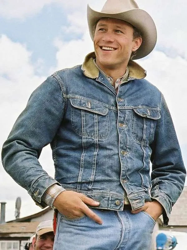 Heath Ledger Brokeback Mountain Blue Jacket