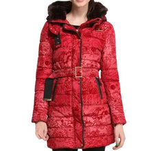 Miss Christmas Holly Khun Puffer Coat