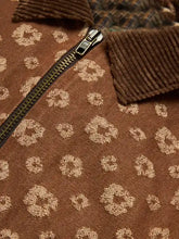 Denim Tears Brown Workwear Jacket zipper closure