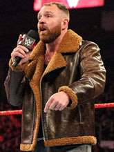 Dean Ambrose Brown Shearling Jacket