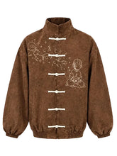 Unisex uede jacket inspired by Neptun x Avatar