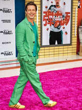 Brad Pitt Bullet Train Green Suit