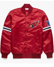 Arizona Cardinals Red Vintage Bomber Jacket