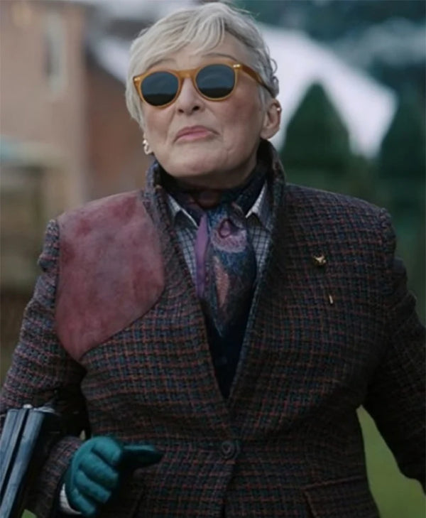 Back in Action Glenn Close Burgundy Blazer