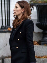 Sarah Levy SurrealEstate Black Wool Coat