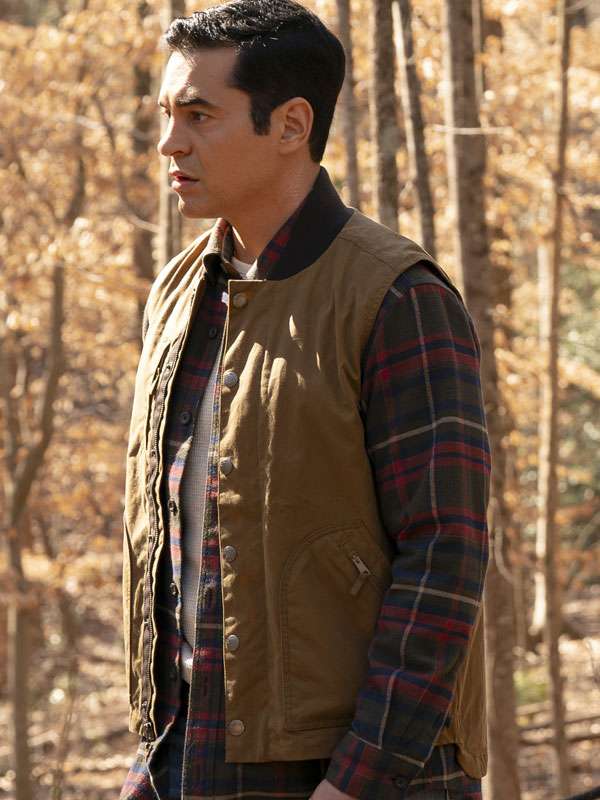 Ramón Rodríguez Will Trent S03 Brown Vest