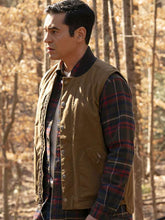 Ramón Rodríguez Will Trent S03 Brown Vest