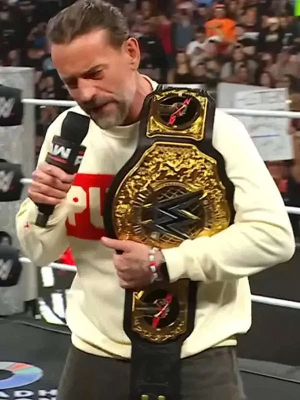 CM Punk WWE Sweatshirt