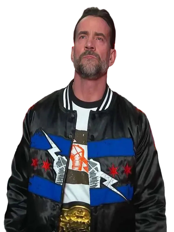CM Punk Chicago Made Bomber Jacket