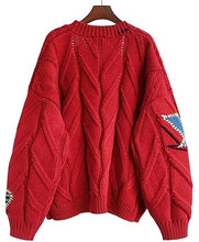 Ebossy Dream Sport Women’s Cable Knit V-Neck Cardigan