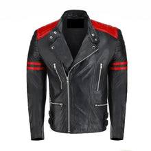 Cafe Racer Moto Biker Leather Jacket