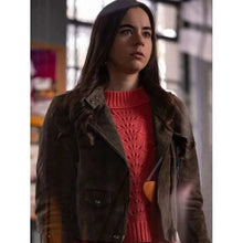 Callie Sadecki Yellowjackets Suede Jacket