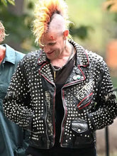 Matt Smith Caught Stealing Studded Leather Jacket
