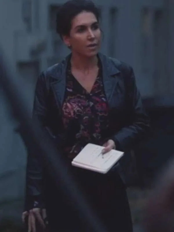 Neighborhood Watch Cecile Cubiló Black Leather Jacket