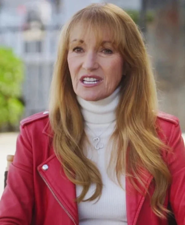 Celebrity IOU S10 Jane Seymour Red Jacket