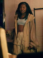 Déja J. Bowens Champion Beige Hooded Jacket