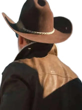 Homestead The Series Season 2 brown leather jacket