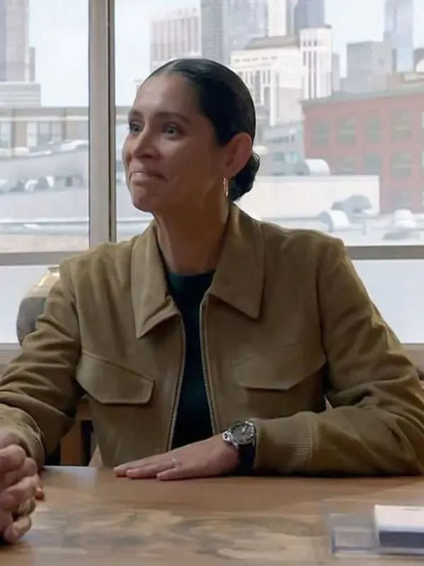 Miranda Rae Mayo Chicago Fire Suede Jacket