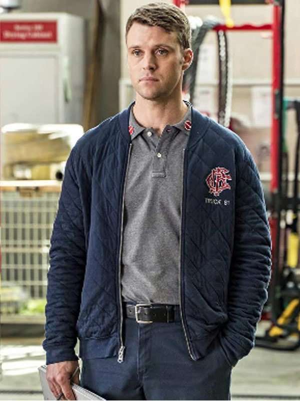 Chicago Fire Jesse Spencer Quilted Jacket