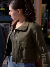 Violet Mikami Chicago Fire S14 Green Jacket