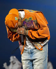 Chris Brown 35th Night R&B Tour Orange Graphic Jacket