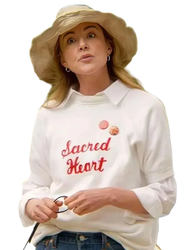 Christa Miller Shrinking Sacred Heart Sweatshirt