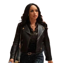 V. Stiviano Clipped Black Leather Jacket