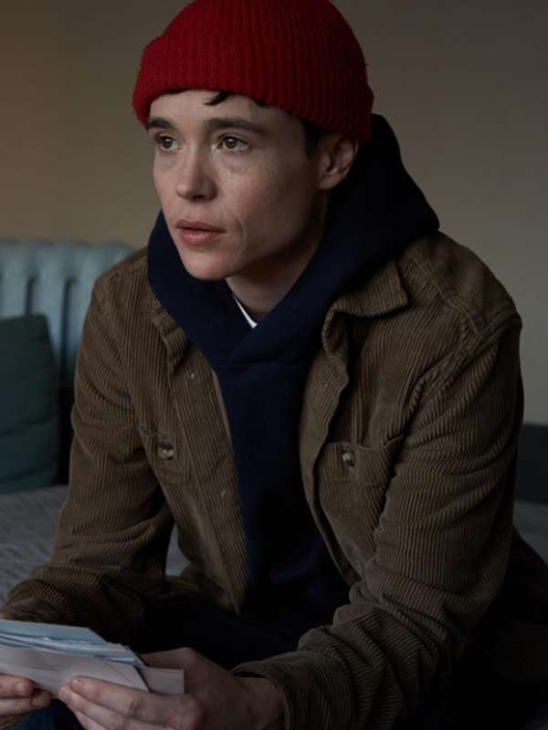 Elliot Page Close to You 2024 Brown Jacket