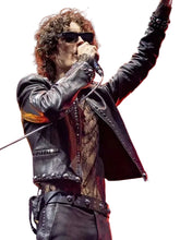 Coachella 2026 Sombr Studded Leather Jacket