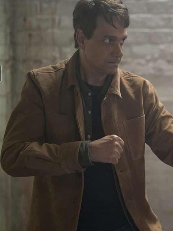 Daniel LaRusso Cobra Kai S06 Brown Jacket