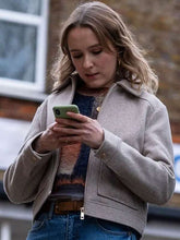 Alison Woods Code of Silence Grey Wool Jacket