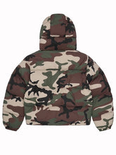 Corteiz BOLO Down Jacket in black and camo