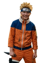 Naruto Uzumaki cosplay jacket with front pockets and viscose lining