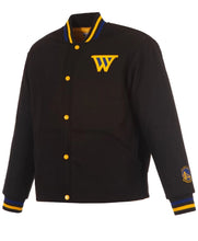 JH Design Statement Edition jacket with snap-tab button closure
