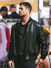 Chris Hemsworth Crime 101 Leather Jacket