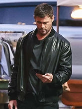 Chris Hemsworth Crime 101 Leather Jacket