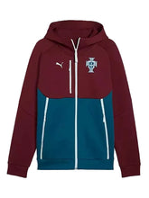 Portugal PUMATECH full-zip hoodie with ribbed cuffs