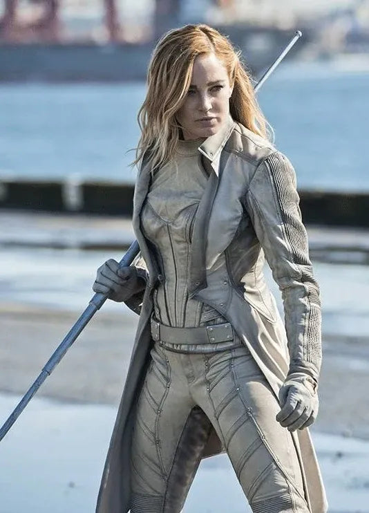 DCs Legends Of Tomorrow S01 EP16 Sara Lance White Tailcoat