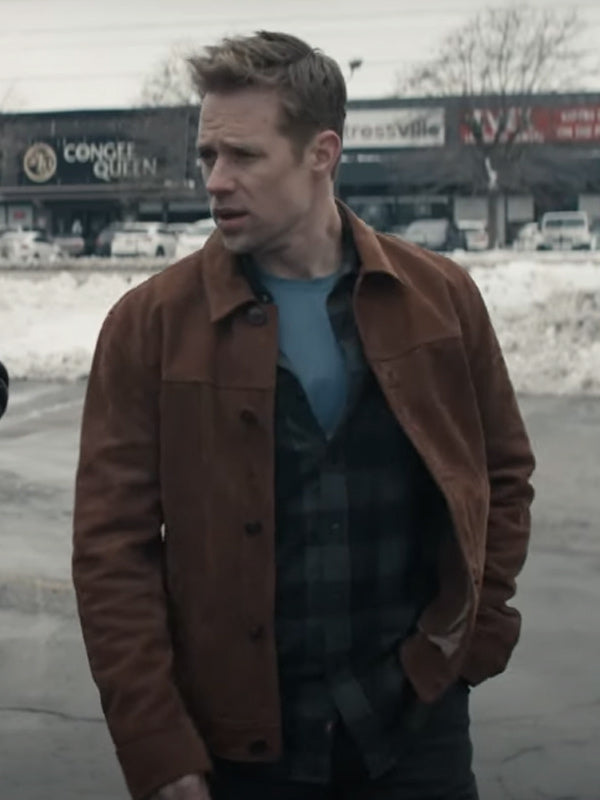 David O’Donnell Reacher S02 Brown Suede Jacket