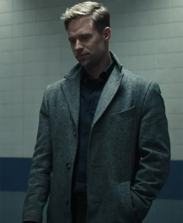 David O’Donnell Reacher S02 Wool Grey Coat
