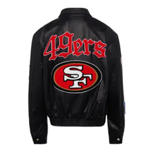 Dean Grady San Francisco 49ers Black Leather Jacket