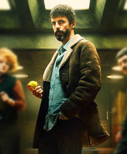 Dept. Q S01 Matthew Goode Shearling Coat