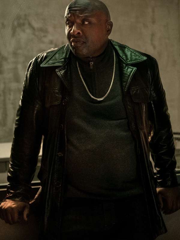 Black Mafia Family Detective Bryant Black Leather Jacket
