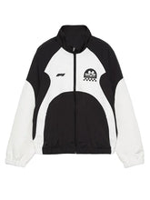 Disney x F1 black and white polyester track jacket